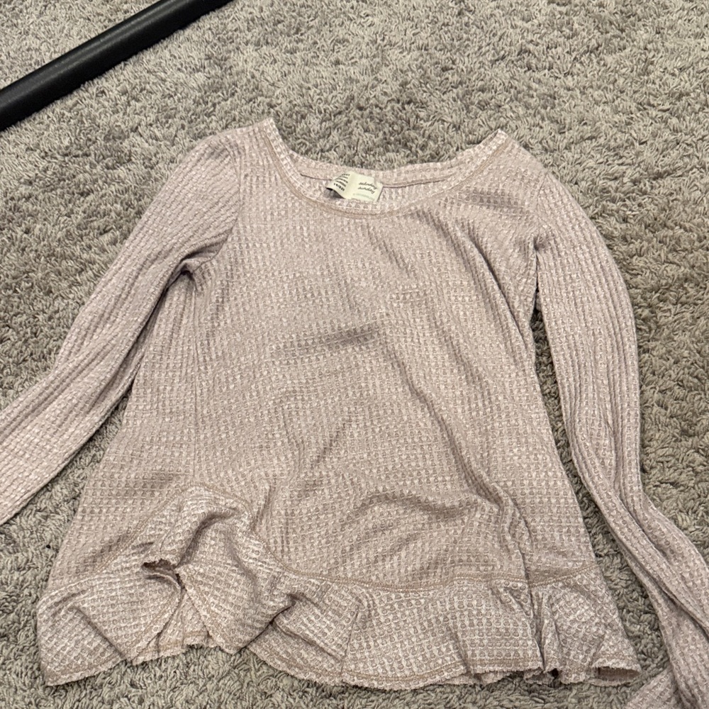 Light Pink Long Sleeve Top
